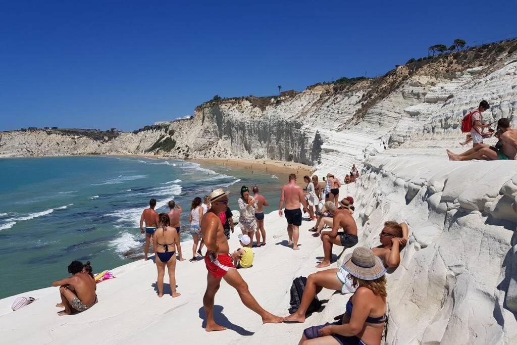 J M Villa Al Mare Con Veduta Spettacolare シャッカ エクステリア 写真